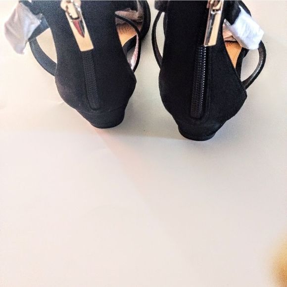 Comfortview Austen Micro Black Sandals Size 8M - Picture 7 of 8